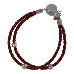 Armband gevlochten...