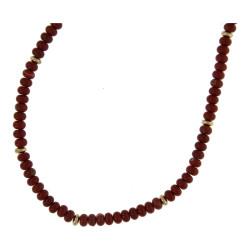 Ketting kort halfedelsteen...