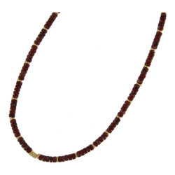 Ketting kort halfedelsteen...