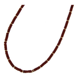 Ketting kort halfedelsteen...
