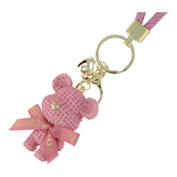 Tassen/sleutelhanger roze beer
