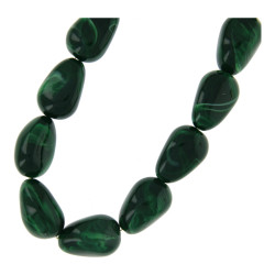 Ketting acryl ovaal bonk...