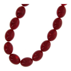 Ketting acryl ovaal dik...