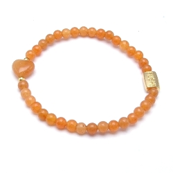 Armband facet 6mm (champagne)