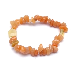 Armband facet 6mm (champagne)