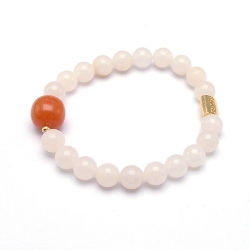 Armband facet 6mm (champagne)