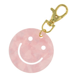 Sleutelhanger smile zachtroze
