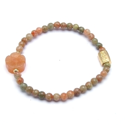 Armband facet 6mm (champagne)