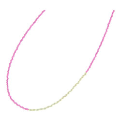 Ketting 2mm facet bordeaux...