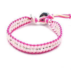 Armband facet 6mm (champagne)