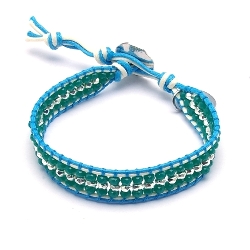 Armband facet 6mm (champagne)