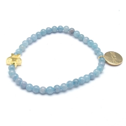 Armband facet 6mm (champagne)