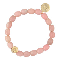 Armband halfedelsteen eitje...