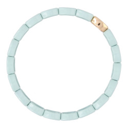 Armband emaille tegel mint