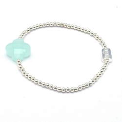 Armband facet 6mm (champagne)