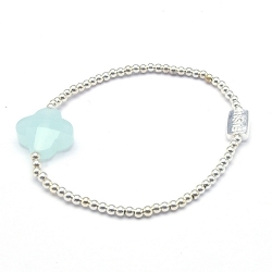 Armband facet 6mm (champagne)