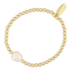 Armband 4mm verguld goud...