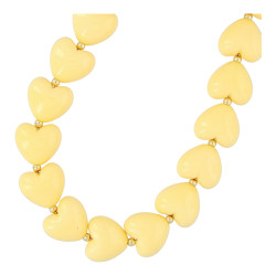 Ketting acryl hart xxl...
