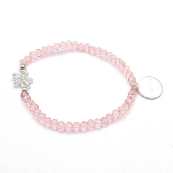 Armband facet 6mm (champagne)