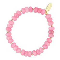 Armband glaskralen donut...