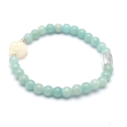 Armband facet 6mm (champagne)