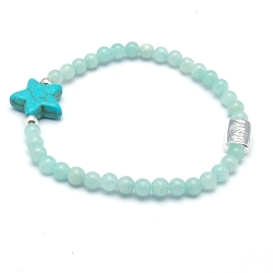 Armband facet 6mm (champagne)