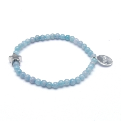 Armband facet 6mm (champagne)