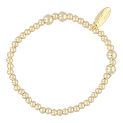 Armband 4 en 6mm 14 krt goud