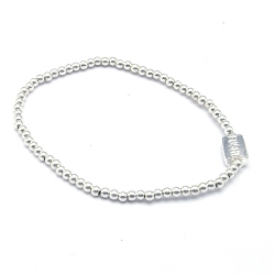 Armband facet 6mm (champagne)