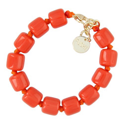 Armband resin oranje...