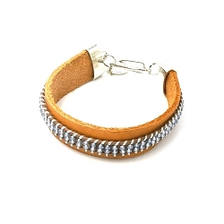 Armband facet 6mm (champagne)