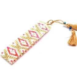 Armband facet 6mm (champagne)