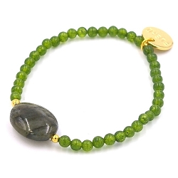 Armband facet 6mm (champagne)