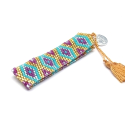 Armband facet 6mm (champagne)