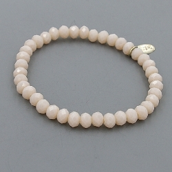 Armband facet 6mm (champagne)