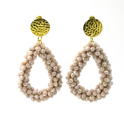 Armband facet 6mm (champagne)