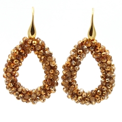 Armband facet 6mm (champagne)