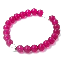 Armband facet 6mm (champagne)