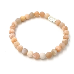 Armband facet 6mm (champagne)