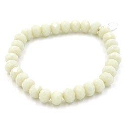 Armband facet 6mm (champagne)