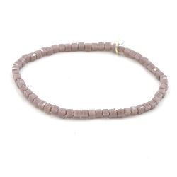 Armband facet 6mm (champagne)