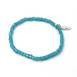 Armband facet 6mm (champagne)