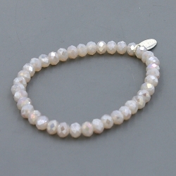 Armband facet 6mm (champagne)