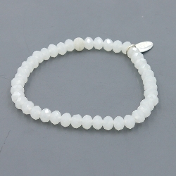 Armband facet 6mm (champagne)