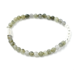 Armband facet 6mm (champagne)