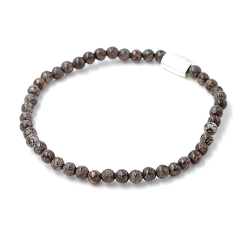 Armband facet 6mm (champagne)