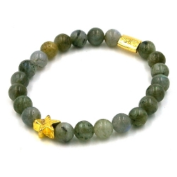 Armband facet 6mm (champagne)