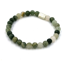 Armband facet 6mm (champagne)