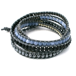 Armband facet 6mm (champagne)