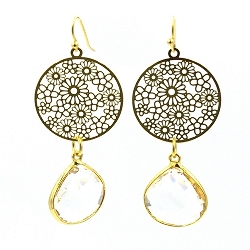 Armband facet 6mm (champagne)